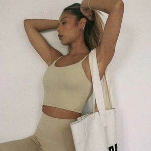 Adanola Tank Bra Safari Beige